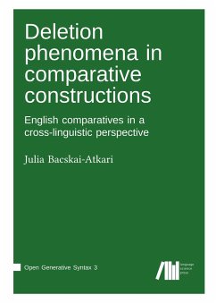 Deletion phenomena in comparative constructions: English comparatives in a cross-linguistic perspective