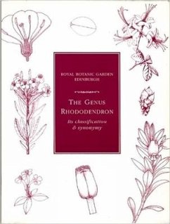 The Genus Rhododendron: Its Classification and Synonymy - Chamberlain, D. F.