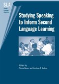 Studying Speaking to Inform Second Language Learning (eBook, ePUB)