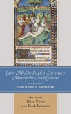 Later Middle English Literature, Materiality, and Culture (eBook, ePUB)