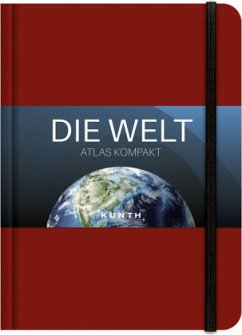 KUNTH Taschenatlas Die Welt - Atlas kompakt, rot