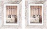 2x1 ZEP Nelson 6 weiß/br. 18x24 Holz... - Bild 1