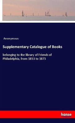 Supplementary Catalogue of Books - Anonym