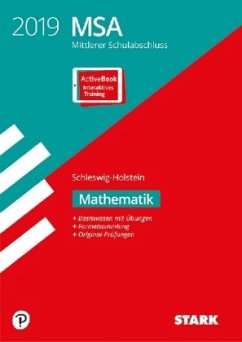 Mittlerer Schulabschluss 2019 - Schleswig-Holstein - Mathematik, m. Online-Prüfungstraining