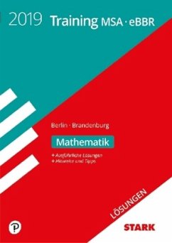 Cover Training Mittlerer Schulabschluss 2019 - Berlin/Brandenburg - Mathematik Lösungen