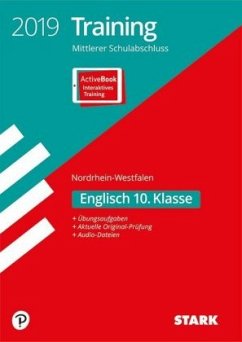Cover Training Mittlerer Schulabschluss 2019 - Nordrhein-Westfalen - Englisch 10. Klasse, m. ActiveBook