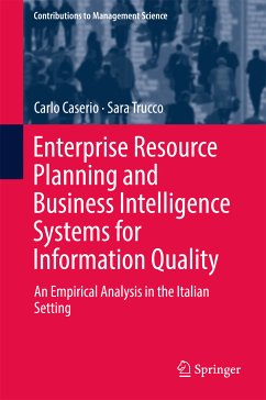 Enterprise Resource Planning and Business Intelligence Systems for Information Quality (eBook, PDF) - Caserio, Carlo; Trucco, Sara