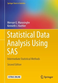 Statistical Data Analysis Using SAS (eBook, PDF) - Marasinghe, Mervyn G.; Koehler, Kenneth J.