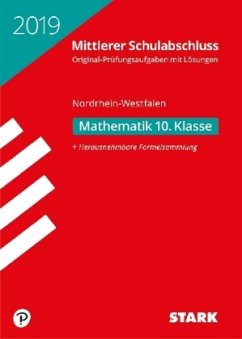 Mittlerer Schulabschluss 2019 - Nordrhein-Westfalen - Mathematik