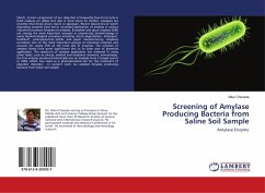 Screening of Amylase Producing Bacteria from Saline Soil Sample - Chavada, Nikul