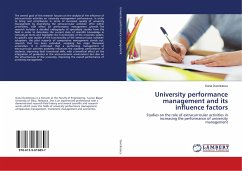 University performance management and its influence factors