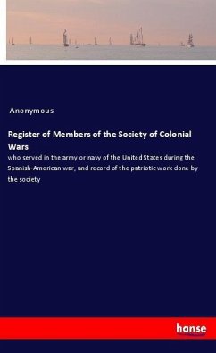 Register of Members of the Society of Colonial Wars