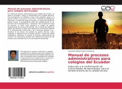 Manual de procesos administrativos para colegios del Ecuador