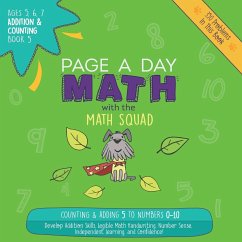 Page A Day Math Addition & Counting Book 5: Adding 5 to the Numbers 0-10 - Auerbach, Janice