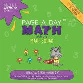 Page A Day Math Subtraction Book 6: Subtracting 5 from the Numbers 5-17