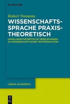 Wissenschaftssprache praxistheoretisch (eBook, ePUB) - Niemann, Robert
