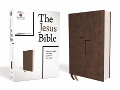 The Jesus Bible, NIV Edition, Leathersoft, Brown, Comfort Print - Zondervan