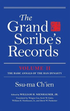 The Grand Scribe's Records, Volume II - Ch'ien, Ssu-ma