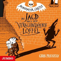 Die Jagd nach dem verschwundenen Löffel / Modermoor Castle Bd.1 (2 Audio-CDs) - Priestley, Chris