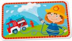 HABA 303691 - Brettchen Feuerwehr, Frühstücksbrettchen
