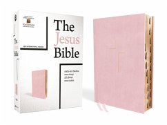 The Jesus Bible, NIV Edition, Leathersoft Over Board, Pink, Indexed, Comfort Print - Zondervan