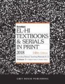 El-Hi Textbooks & Serials in Print - 2 Volume Set, 2018
