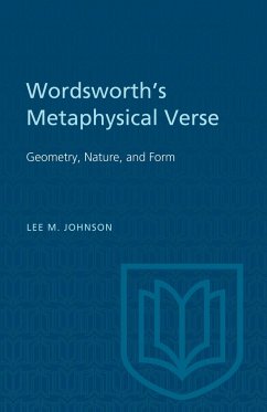 Wordsworth's Metaphysical Verse - Johnson, Lee