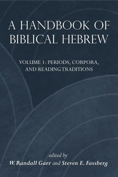 Cover A Handbook of Biblical Hebrew
