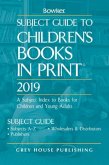 Subject Guide to Children's Books in Print, 2019