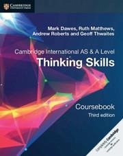 Cambridge International AS/A Level Thinking Skills Coursebook - Dawes, Mark; Matthews, Ruth; Roberts, Andrew