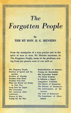 The Forgotten People - Menzies, Robert