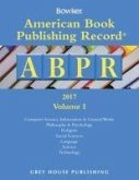 American Book Publishing Record Annual - 2 Vol Set, 2017