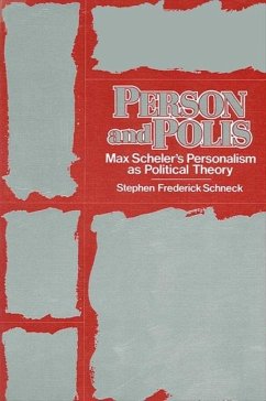 Person and Polis - Schneck, Stephen Frederick
