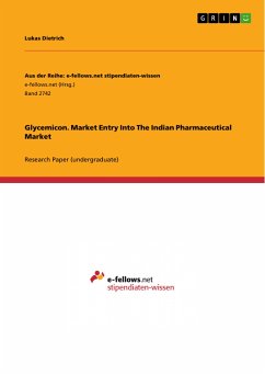Glycemicon. Market Entry Into The Indian Pharmaceutical Market (eBook, PDF)