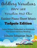 Goldberg Variations BWV 988 11a2 Clav Easiest Piano Sheet Music Tadpole Edition (fixed-layout eBook, ePUB)