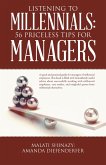 Listening to Millennials: 56 Priceless Tips for Managers (eBook, ePUB)