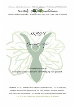 Kursinterne Skripte / Gemmotherapie - Röhlig, Karin