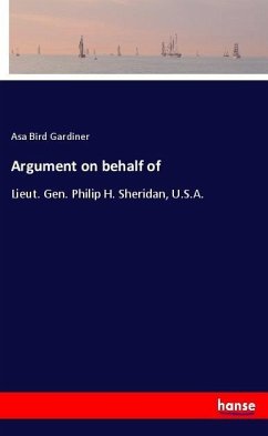 Argument on behalf of