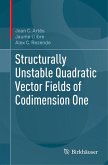 Structurally Unstable Quadratic Vector Fields of Codimension One