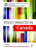 Policy Analysis in Canada (eBook, ePUB)