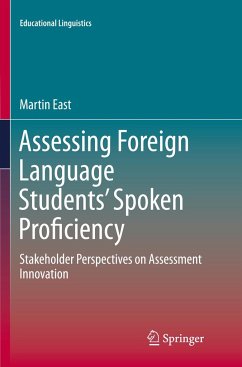 Assessing Foreign Language Students¿ Spoken Proficiency - East, Martin