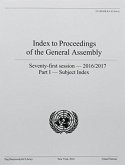 Index to Proceedings of the General Assembly: 2016/2017: Part I- Subject Index