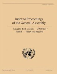 Index to Proceedings of the General Assembly