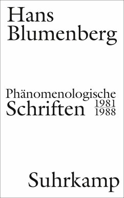 Phänomenologische Schriften (eBook, ePUB) - Blumenberg, Hans