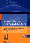 HCI International 2018 ¿ Posters' Extended Abstracts