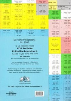 PolFH- Polizei-Fach-Handbuch, Dürckheim-Griffregister mit Gesetzen und Paragrafen - Dürckheim, Constantin;Reo, Michael;Biller, Christina