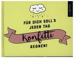 Cover myNOTES Für dich soll's jeden Tag Konfetti regnen!