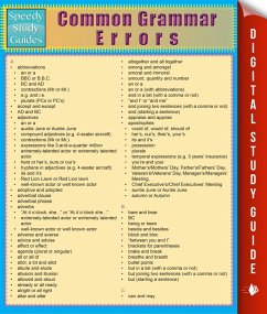 Common Grammar Errors (Speedy Study Guides) (eBook, ePUB) - Koontz, Sheryl