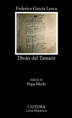 Diván del Tamarit - García Lorca, Federico