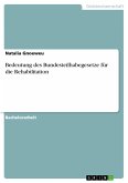 Bedeutung des Bundesteilhabegesetze für die Rehabilitation (eBook, PDF)